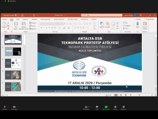 Antalya OSB Teknopark Prototip Atölyesi Yatırım Fizibilitesi Tanıtım Toplantısı Yapıldı Galeri