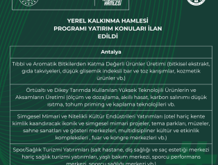 Yerel Kalkınma Hamlesi Programı: Yeni Stratejik Yatırım Konuları Belirlendi Galeri