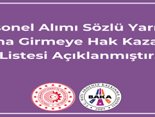 Personel Alımı Sözlü Yarışma Sınavına Girmeye Hak Kazananlar Listesi Yayınlandı Galeri