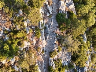 Tarihi Kervan Göç Yolu Havadan Görüntülendi Galeri