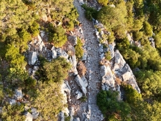 Tarihi Kervan Göç Yolu Havadan Görüntülendi Galeri