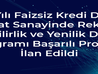 2022 Yılı Faizsiz Kredi Desteği  “İmalat Sanayinde Rekabet Edebilirlik ve Yenilik Destek Programı”  Değerlendirme Sonuçları İlan Edildi Galeri