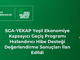 2025 Yılı Yeşil Ekonomiye Kapsayıcı Geçiş Programı Hızlandırıcı Hibe Desteği Değerlendirme Sonuçları Galeri