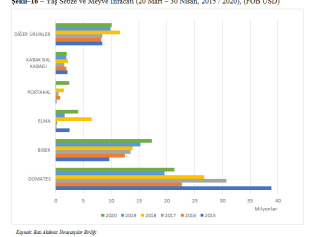 Batı Akdeniz’den Yaş Sebze-Meyve İhracatında Yılın İlk Çeyreğinde %24 Artış  Galeri